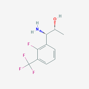 (1S,2R)-1-Amino-1-[2-fluoro-3-(trifluoromethyl)phenyl]propan-2-OL