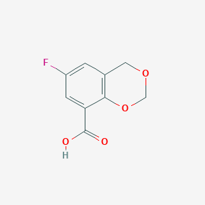 molecular formula C9H7FO4 B1303494 6-fluoro-4H-1,3-benzodioxine-8-carboxylic acid CAS No. 321309-28-8