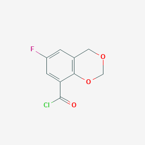 molecular formula C9H6ClFO3 B1303495 6-fluoro-4H-1,3-benzodioxine-8-carbonyl chloride CAS No. 321309-29-9