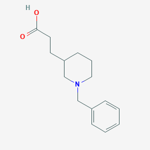 3-(1-Benzylpiperidin-3-yl)propanoic acid