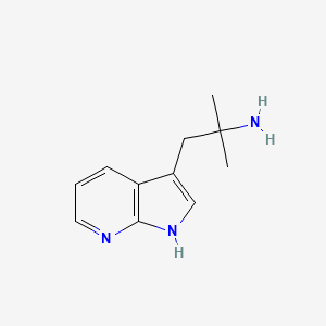 2-methyl-1-{1H-pyrrolo[2,3-b]pyridin-3-yl}propan-2-amine