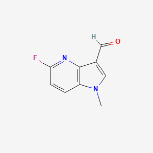 5-fluoro-1-methyl-1H-pyrrolo[3,2-b]pyridine-3-carbaldehyde