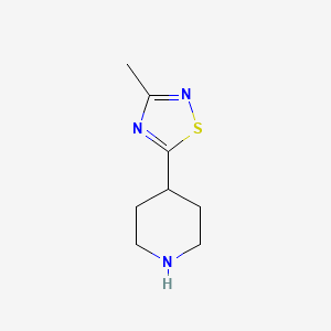 4-(3-Methyl-1,2,4-thiadiazol-5-yl)-piperidine