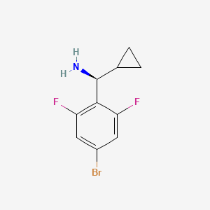 (S)-(4-Bromo-2,6-difluorophenyl)(cyclopropyl)methanamine