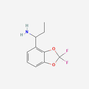 1-(2,2-Difluorobenzo[D][1,3]dioxol-4-YL)propan-1-amine