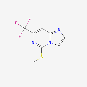 5-(Methylthio)-7-(trifluoromethyl)imidazo[1,2-C]pyrimidine