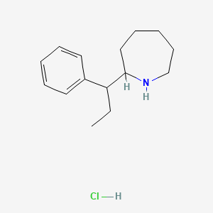 2-(1-Phenylpropyl)azepane,HCl