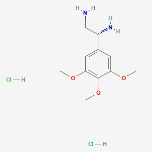 (1R)-1-(3,4,5-Trimethoxyphenyl)ethane-1,2-diamine 2hcl