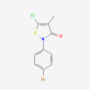 2-(4-Bromophenyl)-5-chloro-4-methylisothiazol-3(2H)-one