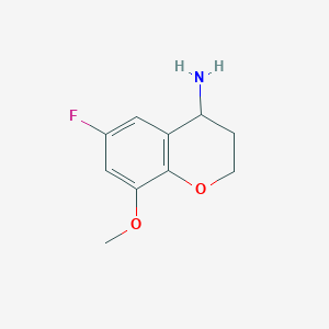 6-Fluoro-8-methoxychroman-4-amine