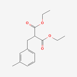 molecular formula C15H20O4 B13035261 Diethyl 2-(3-methylbenzyl)malonate 