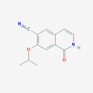 1-Hydroxy-7-isopropoxyisoquinoline-6-carbonitrile