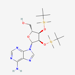 ((2R,3R,4R,5R)-5-(6-Amino-9H-purin-9-yl)-3,4-bis((tert-butyldimethylsilyl)oxy)tetrahydrofuran-2-yl)methanol