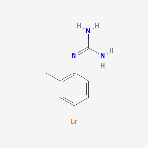 molecular formula C8H10BrN3 B13035335 1-(4-Bromo-2-methylphenyl)guanidine 