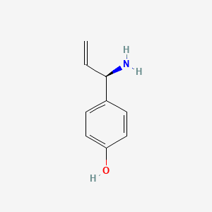 4-((1R)-1-Aminoprop-2-enyl)phenol