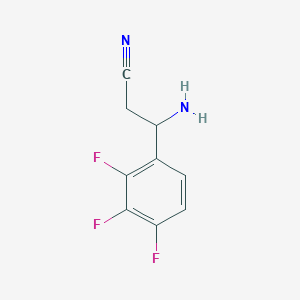 3-Amino-3-(2,3,4-trifluorophenyl)propanenitrile