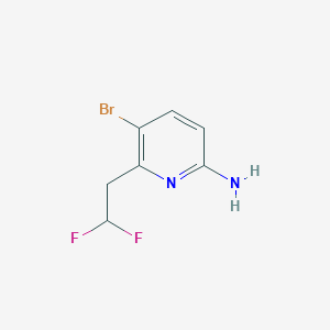 5-Bromo-6-(2,2-difluoroethyl)pyridin-2-amine