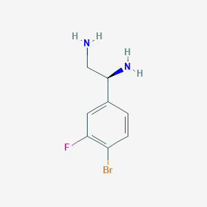 (1S)-1-(4-bromo-3-fluorophenyl)ethane-1,2-diamine