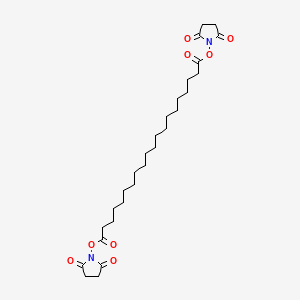 molecular formula C28H44N2O8 B13035395 Bis(2,5-dioxopyrrolidin-1-yl)icosanedioate 