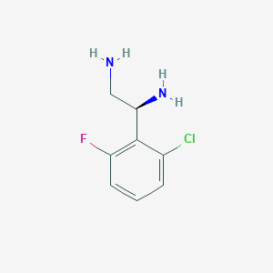 (1S)-1-(2-Chloro-6-fluorophenyl)ethane-1,2-diamine