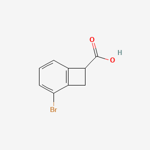 2-Bromobicyclo[4.2.0]octa-1,3,5-triene-7-carboxylic acid