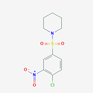 molecular formula C11H13ClN2O4S B1303544 1-[(4-氯-3-硝基苯基)磺酰基]哌啶 CAS No. 53162-43-9