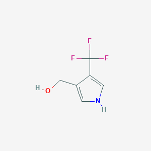 (4-(Trifluoromethyl)-1H-pyrrol-3-YL)methanol