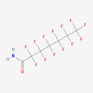 molecular formula C7H2F13NO B1303554 全氟庚酰胺 CAS No. 2358-22-7
