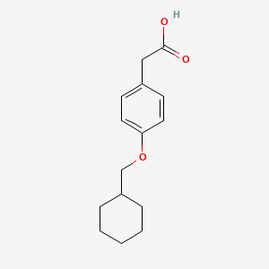 4-(Cyclohexylmethoxy)-benzeneacetic acid