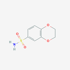 molecular formula C8H9NO4S B1303562 2,3-Dihydro-1,4-benzodioxine-6-sulfonamide CAS No. 90222-81-4