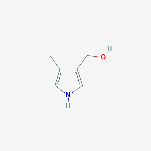 molecular formula C6H9NO B13035647 (4-Methyl-1H-pyrrol-3-yl)methanol 