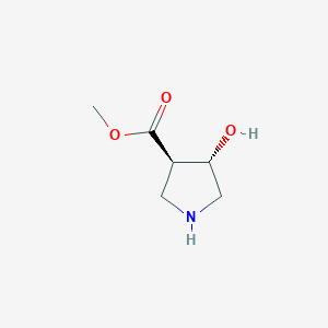 methyl (3R,4S)-4-hydroxypyrrolidine-3-carboxylate