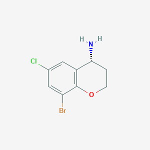 (R)-8-Bromo-6-chlorochroman-4-amine