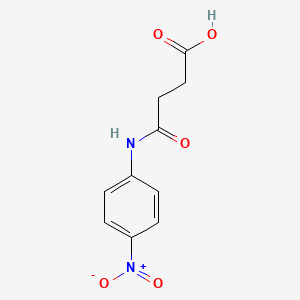 molecular formula C10H10N2O5 B1303567 4-[(4-Nitrophenyl)amino]-4-oxobutanoic acid CAS No. 5502-63-6