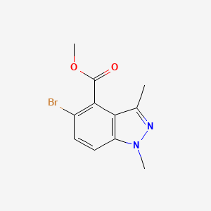 Methyl 5-bromo-1,3-dimethyl-1H-indazole-4-carboxylate