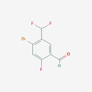 4-Bromo-5-(difluoromethyl)-2-fluorobenzaldehyde