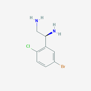 (1S)-1-(5-Bromo-2-chlorophenyl)ethane-1,2-diamine