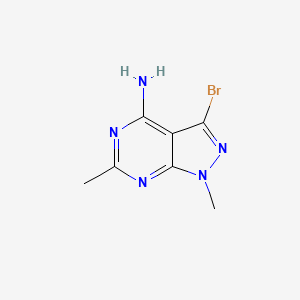 3-Bromo-1,6-dimethyl-1H-pyrazolo[3,4-D]pyrimidin-4-amine