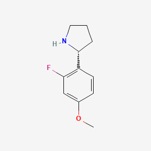 (R)-2-(2-Fluoro-4-methoxyphenyl)pyrrolidine