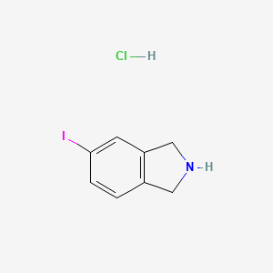 molecular formula C8H9ClIN B13035809 5-Iodoisoindoline hydrochloride 