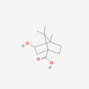 molecular formula C11H18O3 B1303582 3-羟基-4,7,7-三甲基双环[2.2.1]庚烷-1-羧酸 CAS No. 93257-31-9