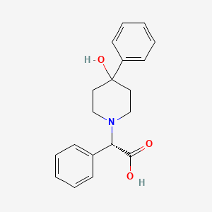 (S)-2-(4-Hydroxy-4-phenylpiperidin-1-YL)-2-phenylacetic acid