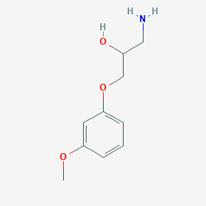 molecular formula C10H15NO3 B1303589 1-氨基-3-(3-甲氧基苯氧基)丙醇 CAS No. 63273-69-8