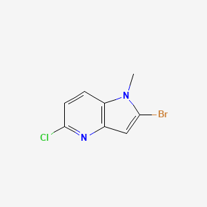 2-bromo-5-chloro-1-methyl-1H-pyrrolo[3,2-b]pyridine