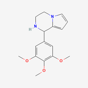 molecular formula C16H20N2O3 B1303596 1-(3,4,5-三甲氧基苯基)-1,2,3,4-四氢吡咯并[1,2-a]吡嗪 CAS No. 73627-27-7