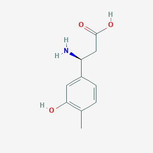 (3S)-3-Amino-3-(3-hydroxy-4-methylphenyl)propanoic acid