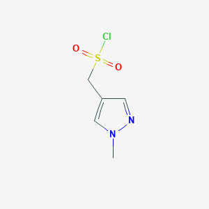 (1-methyl-1H-pyrazol-4-yl)methanesulfonyl chloride