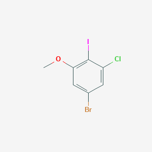 5-Bromo-1-chloro-2-iodo-3-methoxybenzene