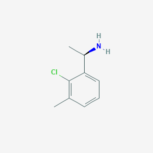 (R)-1-(2-Chloro-3-methylphenyl)ethan-1-amine