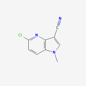 5-chloro-1-methyl-1H-pyrrolo[3,2-b]pyridine-3-carbonitrile